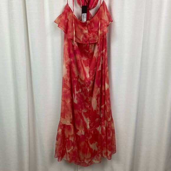 Gianni Bini Cherry Myra Halter Cutout Maxi Dress Sz.10 NWT - Picture 12 of 16